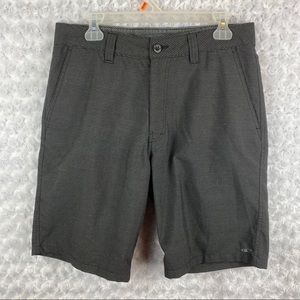 O’Neill Black and Gray Walkshorts Size 31